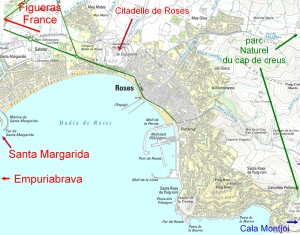 plan de rosas espagne détaillé